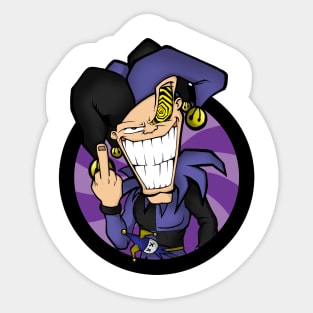 Jokey Jester Sticker